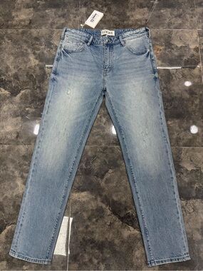 Loewe Men's Pale Blue Slim Straight Jeans